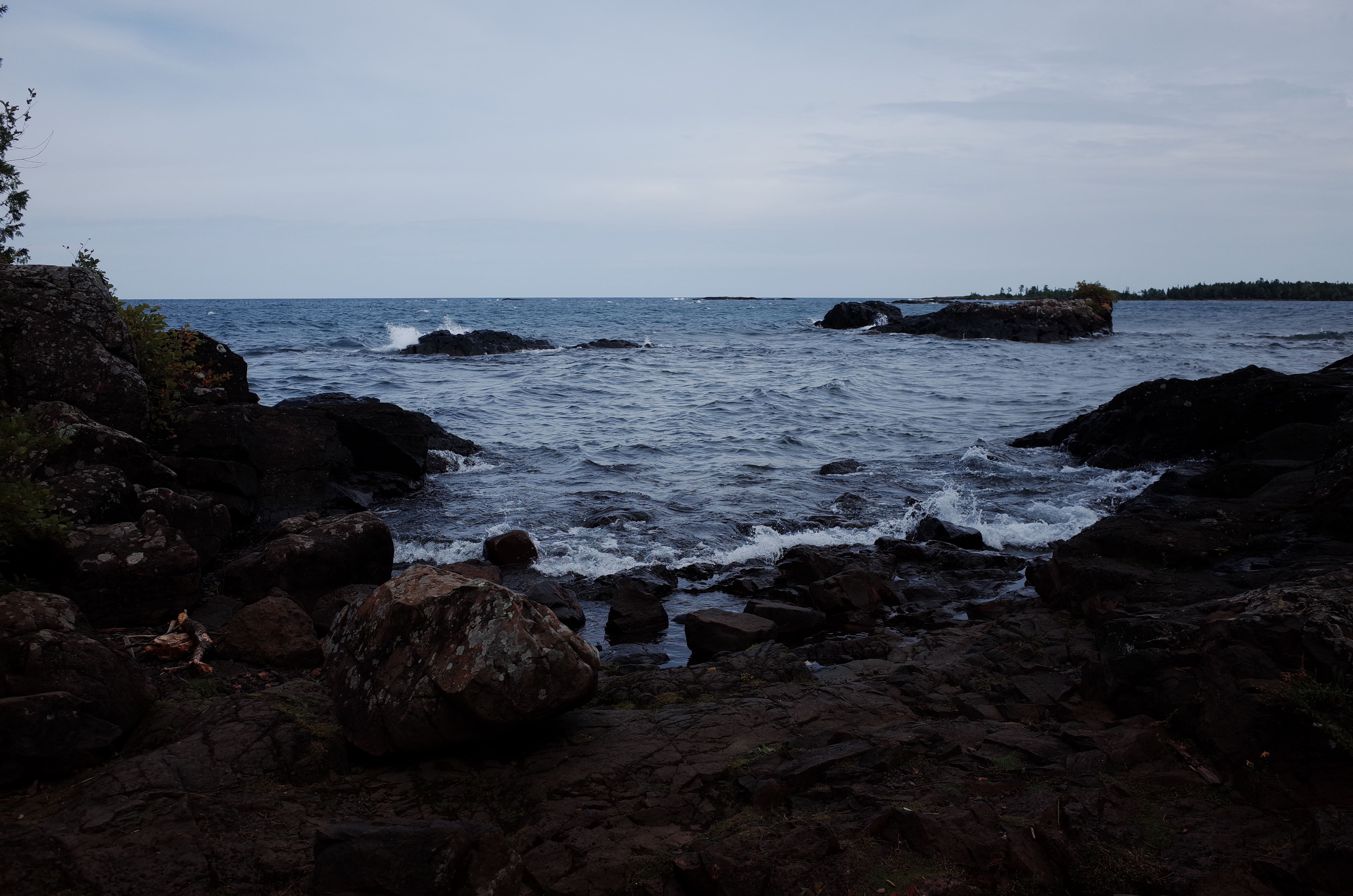 Rocky Lake Superior shoreline